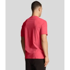 T-Shirts And Vests*Lyle And Scott Contrast Pocket T-Shirt in Pink