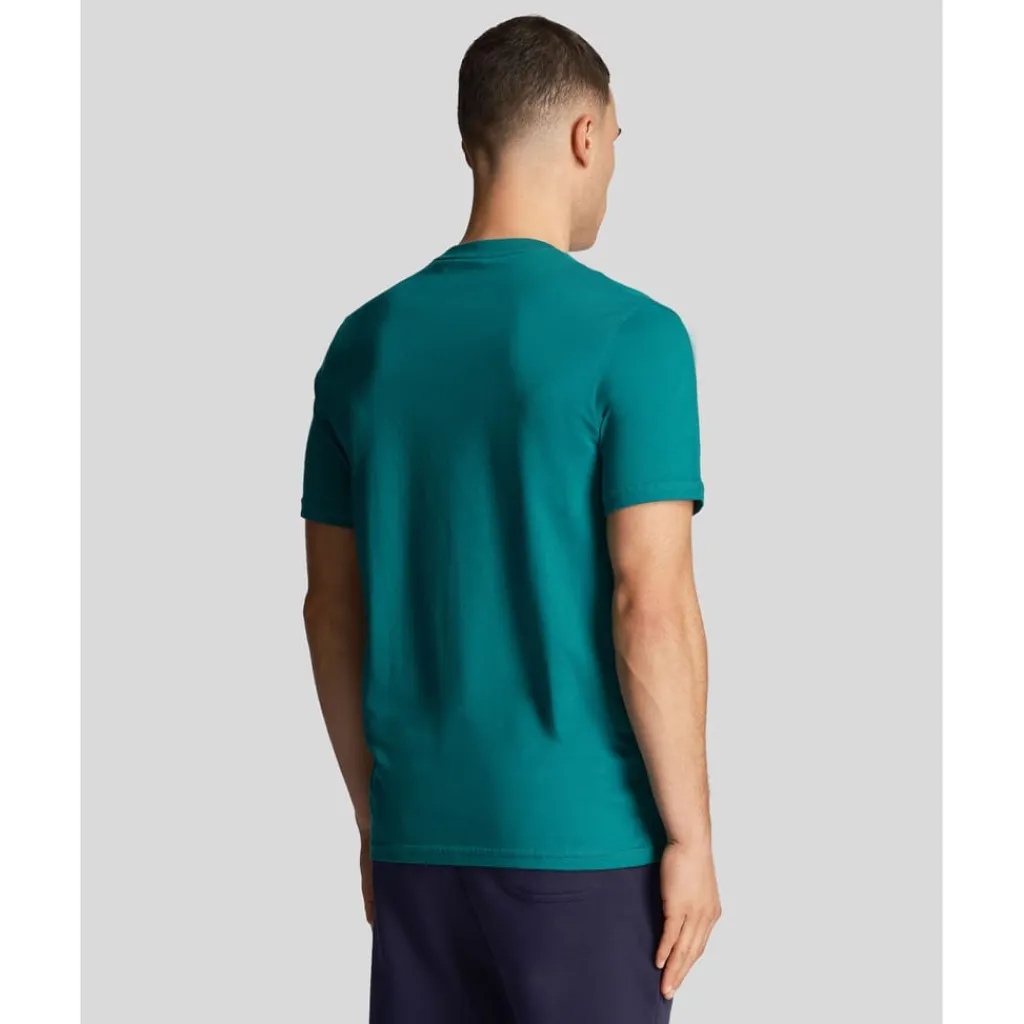 T-Shirts And Vests*Lyle And Scott Contrast Pocket T-Shirt in Green White