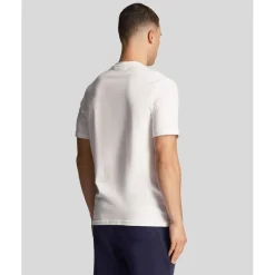 T-Shirts And Vests*Lyle And Scott Contrast Pocket T-Shirt in White Green