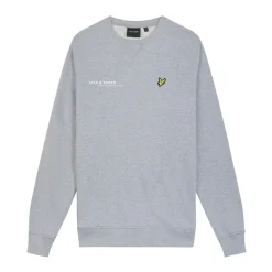 Sweatshirts*Lyle And Scott Co-Ordinate Print Crewneck Sweatshirt in Grey