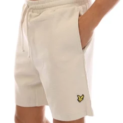 Shorts*Lyle And Scott Crest Sweat Shorts in Cream