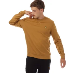 Sweatshirts*Lyle And Scott Crewneck Sweatshirt in Gold