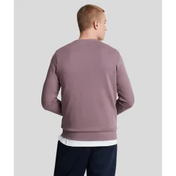 Sweatshirts*Lyle And Scott Crewneck Sweatshirt in Mauve