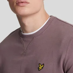 Sweatshirts*Lyle And Scott Crewneck Sweatshirt in Mauve