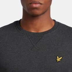 Sweatshirts*Lyle And Scott Crewneck Sweatshirt in Charcoal
