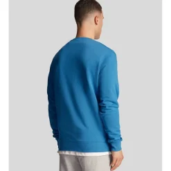 Sweatshirts*Lyle And Scott Crewneck Sweatshirt in Blue