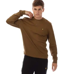 Sweatshirts*Lyle And Scott Crewneck Sweatshirt in Brown