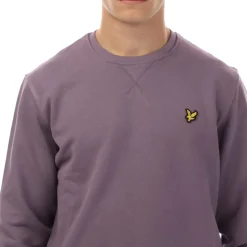 Sweatshirts*Lyle And Scott Crewneck Sweatshirt in Purple