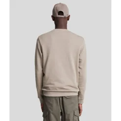 Sweatshirts*Lyle And Scott Crewneck Sweatshirt in Taupe