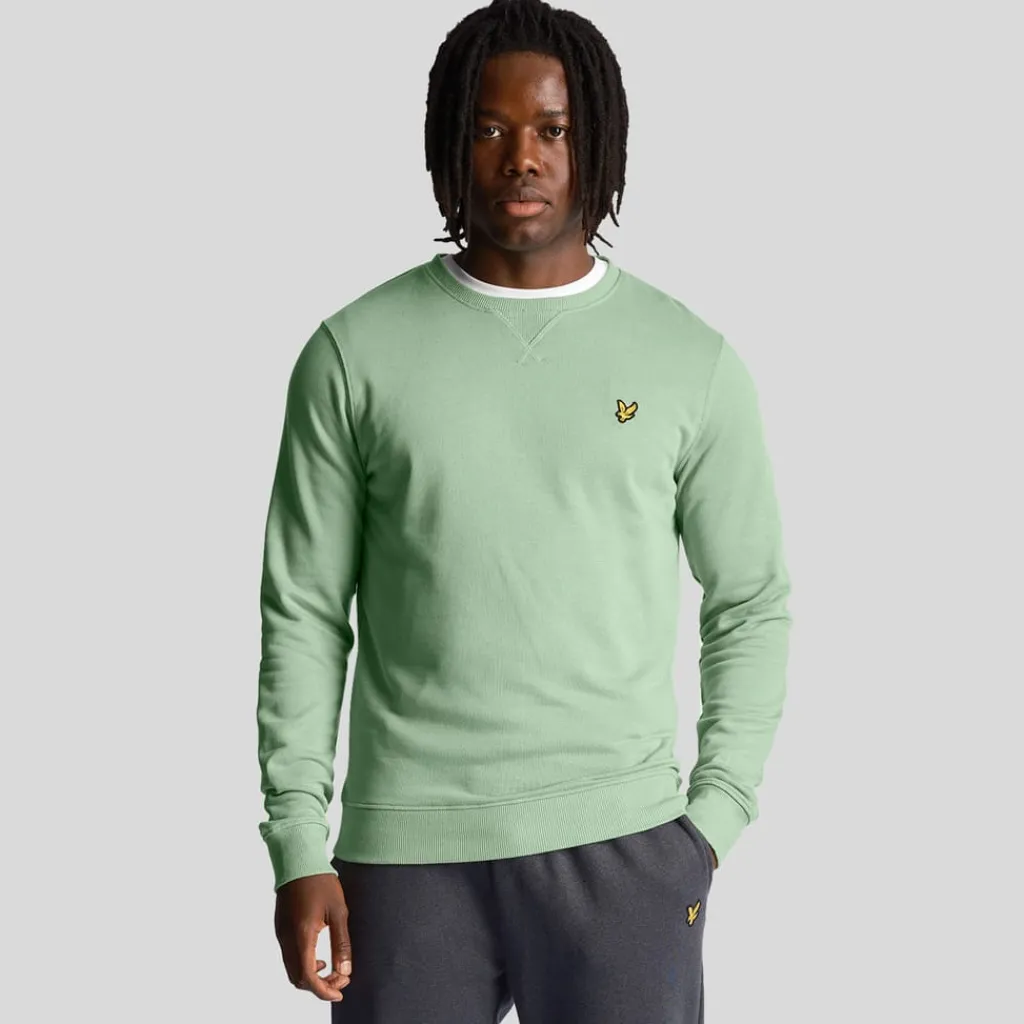 Sweatshirts*Lyle And Scott Crewneck Sweatshirt in Green