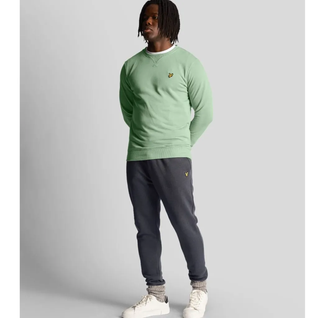 Sweatshirts*Lyle And Scott Crewneck Sweatshirt in Green