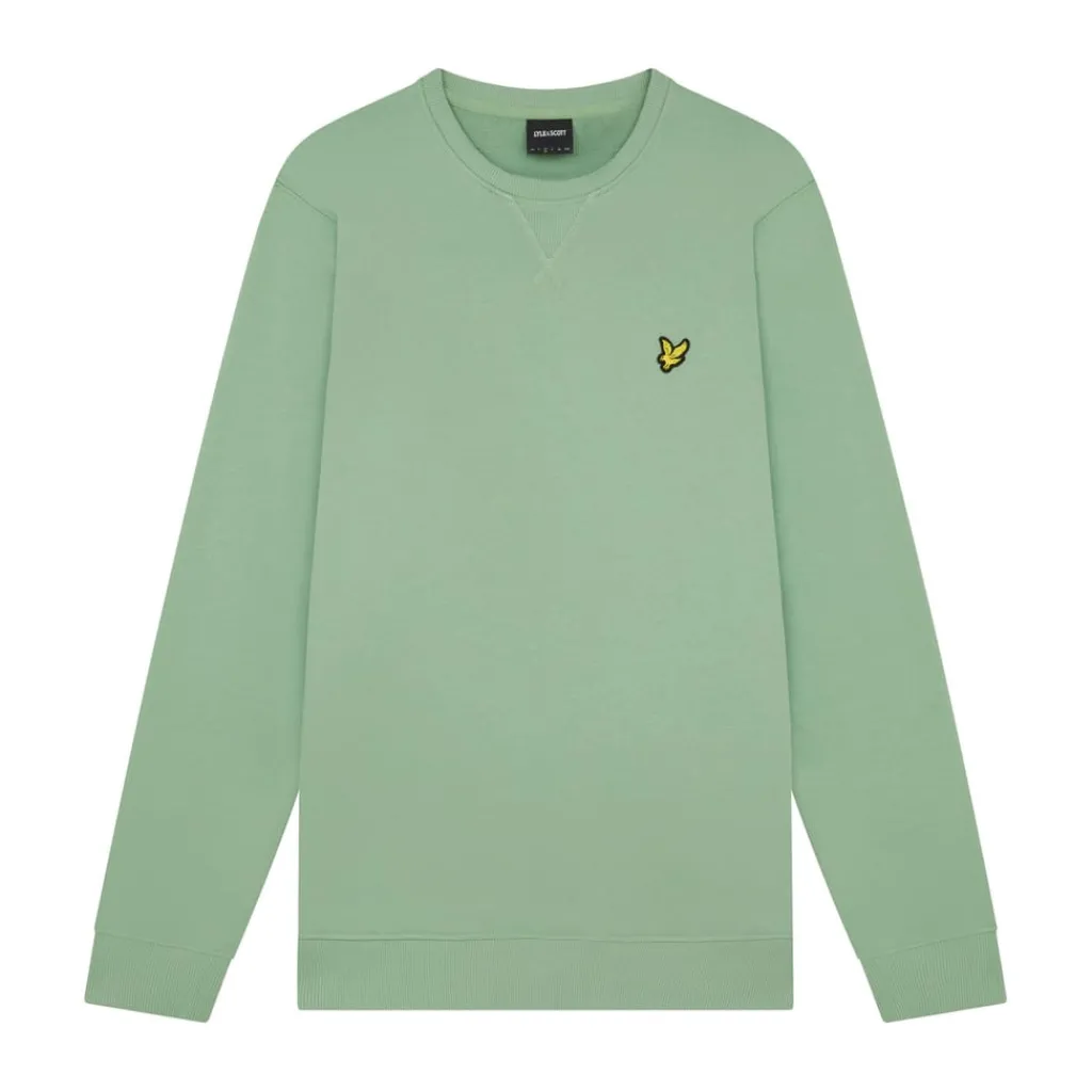 Sweatshirts*Lyle And Scott Crewneck Sweatshirt in Green