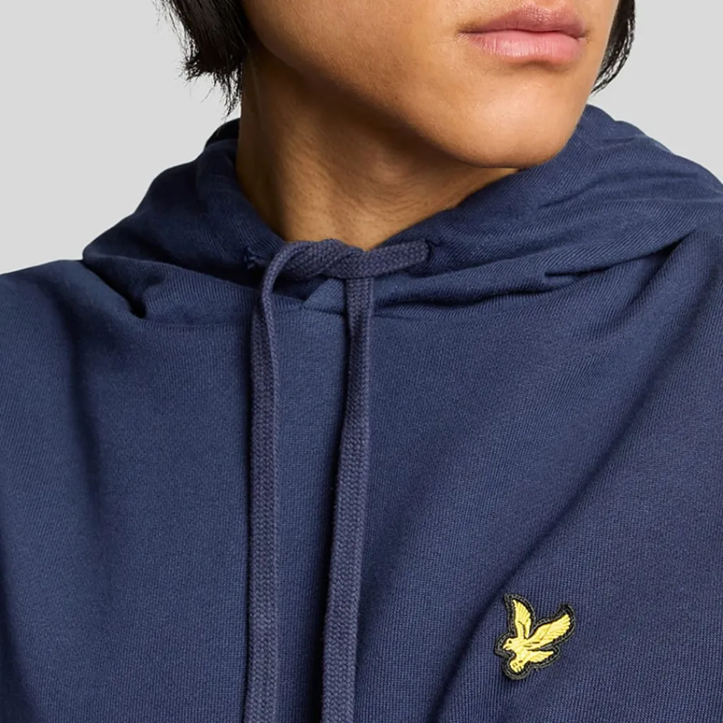 Sweatshirts|Hoodies*Lyle And Scott Eagle Head Pullover Hoodie in Navy