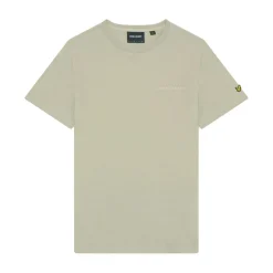 T-Shirts And Vests*Lyle And Scott Embroidered T-Shirt in Beige