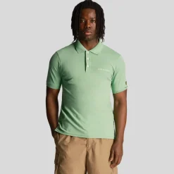 Polo Shirts*Lyle And Scott Embroidered Polo Shirt in Green