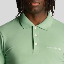 Polo Shirts*Lyle And Scott Embroidered Polo Shirt in Green
