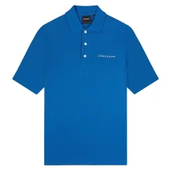 Polo Shirts*Lyle And Scott Embroidered Polo Shirt in Blue