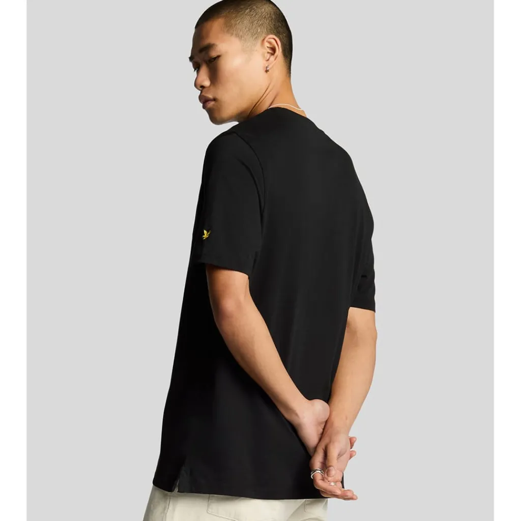 T-Shirts And Vests*Lyle And Scott Established 1874 Graphic T-Shirt in Black