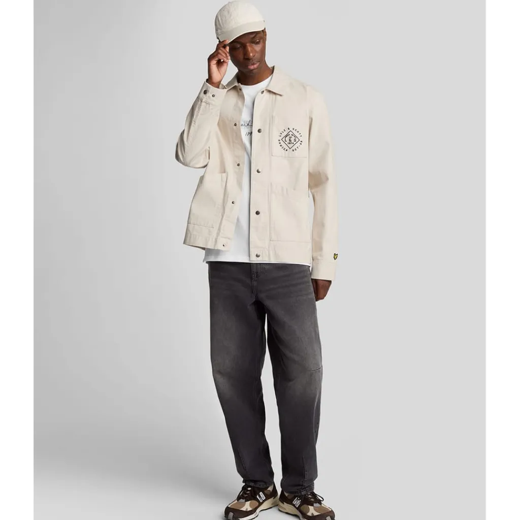T-Shirts And Vests*Lyle And Scott Established 1874 Graphic T-Shirt in White