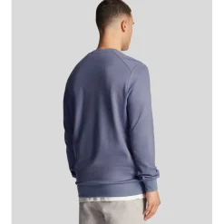 Sweatshirts*Lyle And Scott Fly Fleece Crewneck Sweatshirt in Blue
