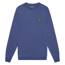 Sweatshirts*Lyle And Scott Fly Fleece Crewneck Sweatshirt in Blue