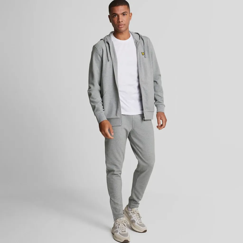 Trousers*Lyle And Scott Fly Fleece Tracksuit Bottoms in Grey