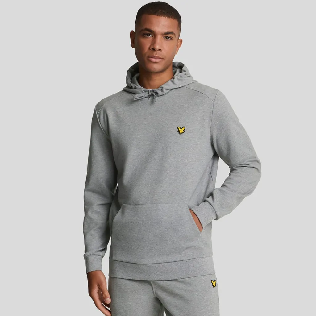 Sweatshirts|Hoodies*Lyle And Scott Fly Fleece Hoodie in Grey