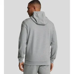 Sweatshirts|Hoodies*Lyle And Scott Fly Fleece Hoodie in Grey