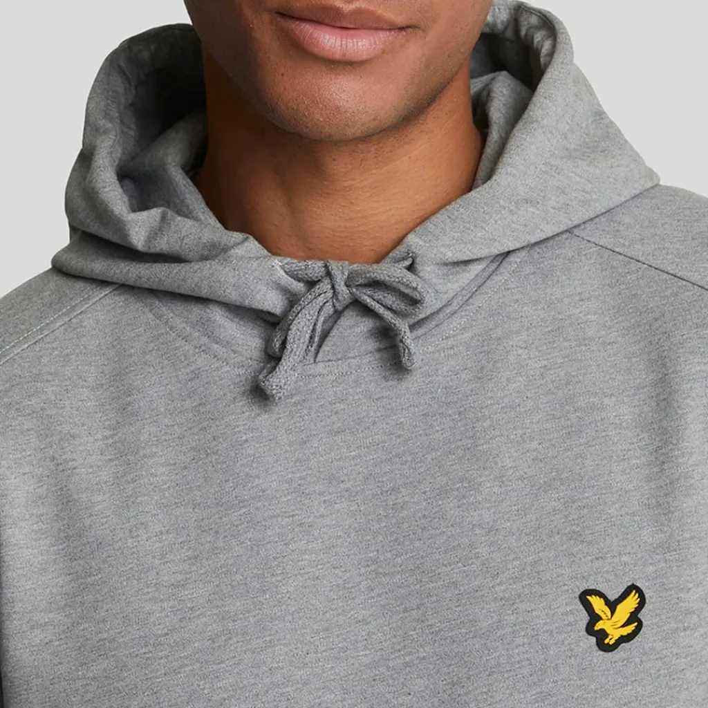 Sweatshirts|Hoodies*Lyle And Scott Fly Fleece Hoodie in Grey