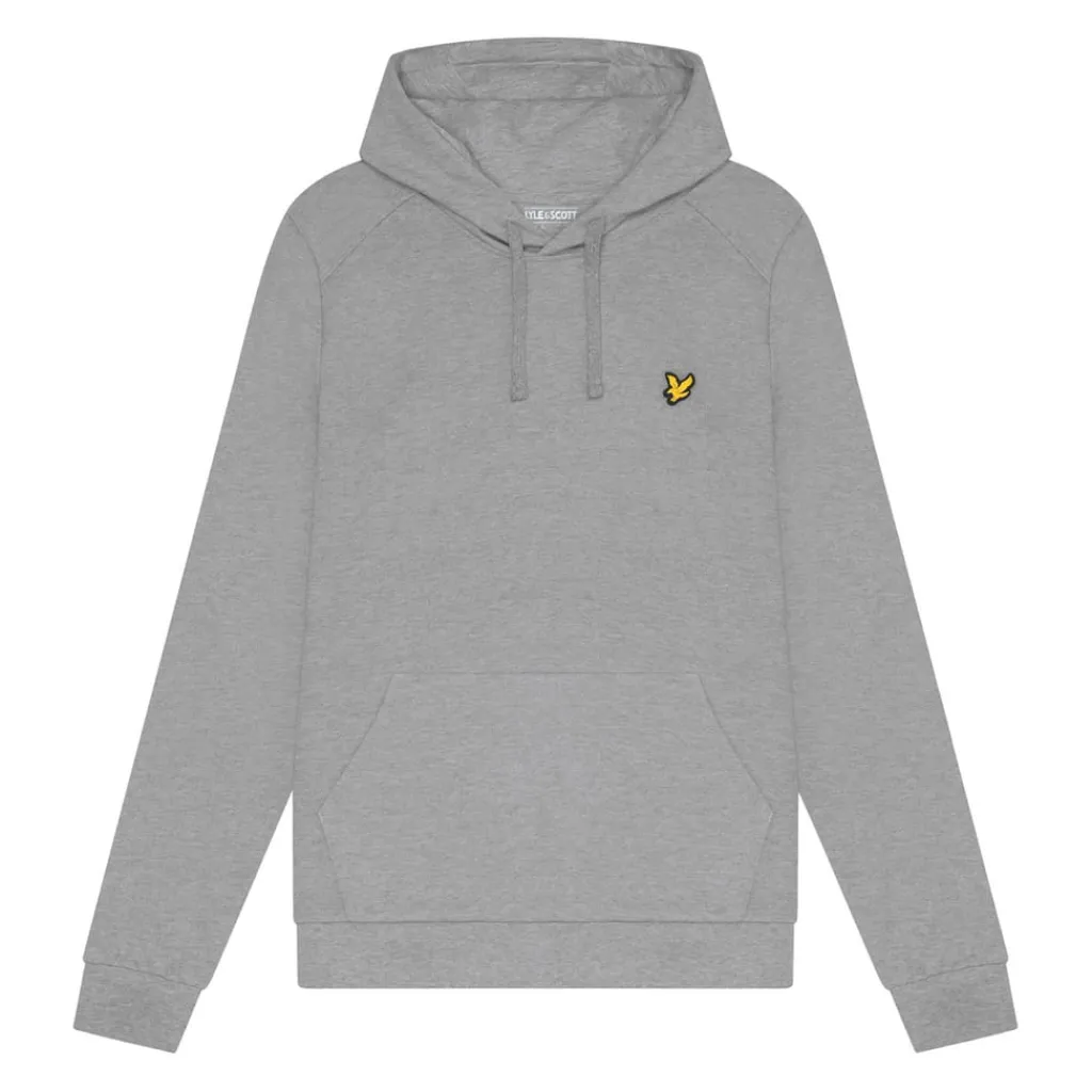 Sweatshirts|Hoodies*Lyle And Scott Fly Fleece Hoodie in Grey
