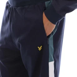 Shorts*Lyle And Scott Fly Fleece Colour Block Shorts in Navy