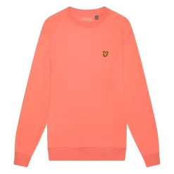 Sweatshirts*Lyle And Scott Fly Fleece Crewneck Sweatshirt in Coral
