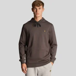Sweatshirts|Hoodies*Lyle And Scott Fly Fleece Hoodie in Grey