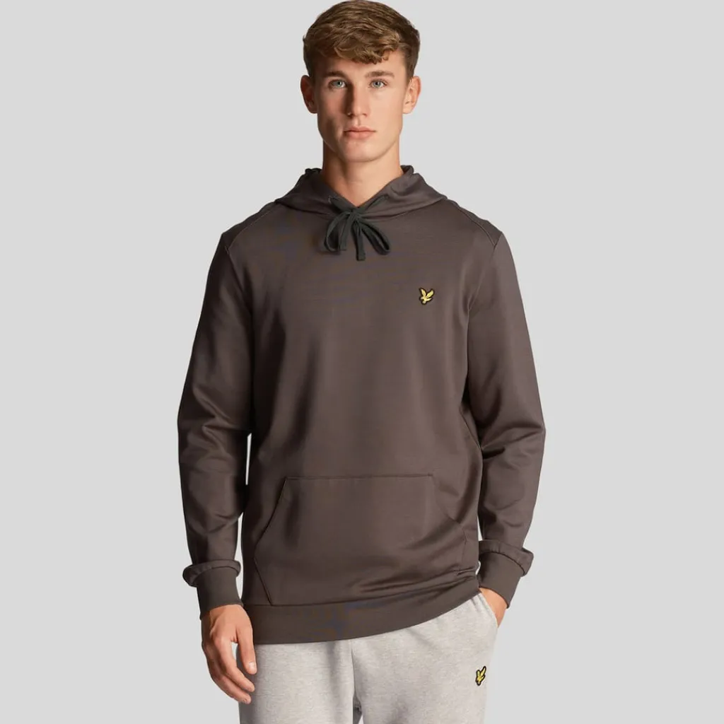 Sweatshirts|Hoodies*Lyle And Scott Fly Fleece Hoodie in Grey