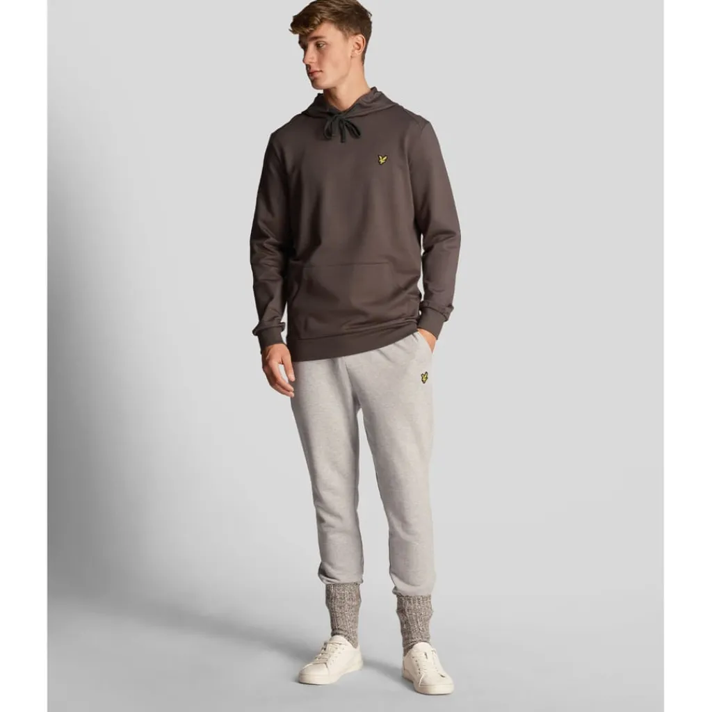 Sweatshirts|Hoodies*Lyle And Scott Fly Fleece Hoodie in Grey