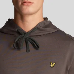 Sweatshirts|Hoodies*Lyle And Scott Fly Fleece Hoodie in Grey