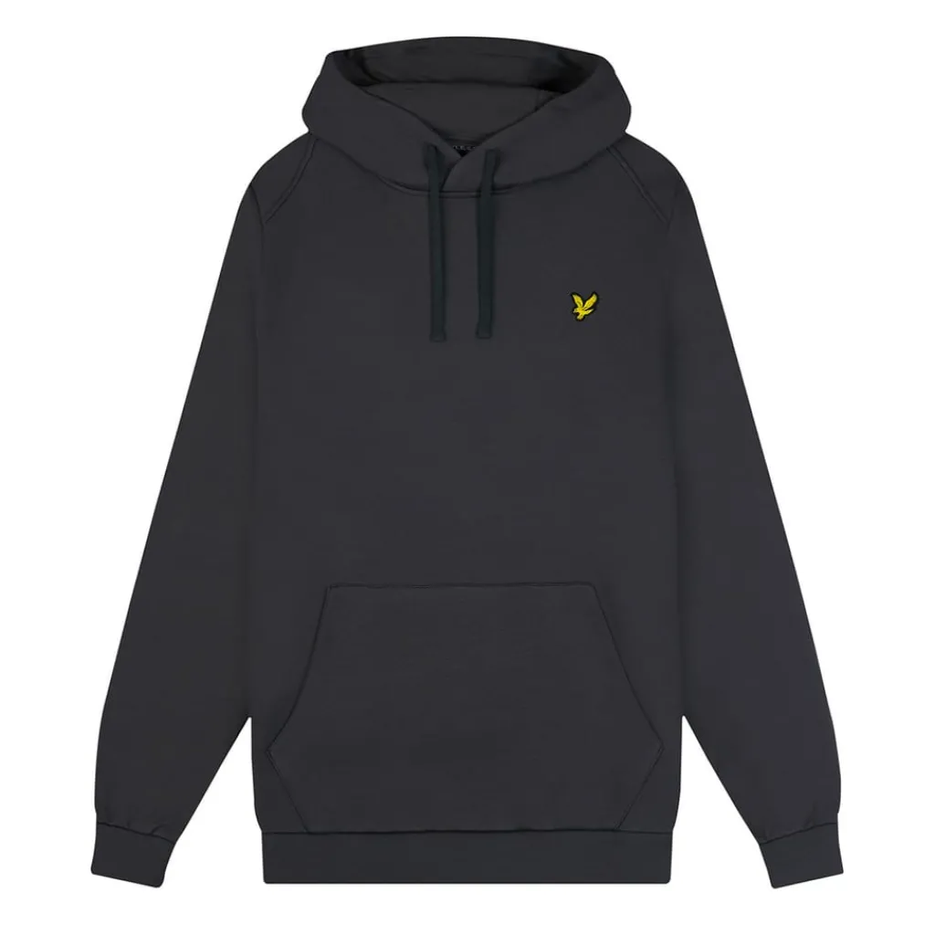 Sweatshirts|Hoodies*Lyle And Scott Fly Fleece Hoodie in Grey