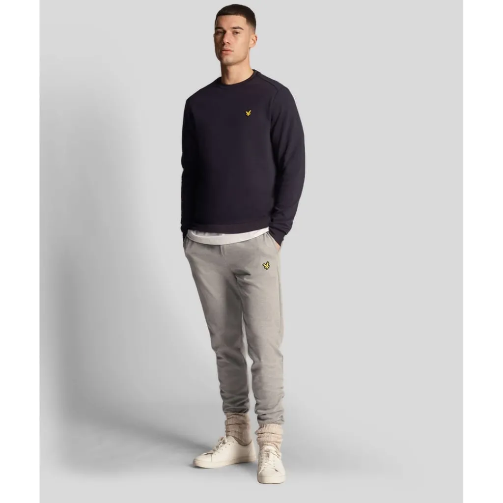 Sweatshirts*Lyle And Scott Fly Fleece Crewneck Sweatshirt in Navy