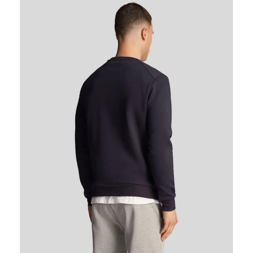Sweatshirts*Lyle And Scott Fly Fleece Crewneck Sweatshirt in Navy