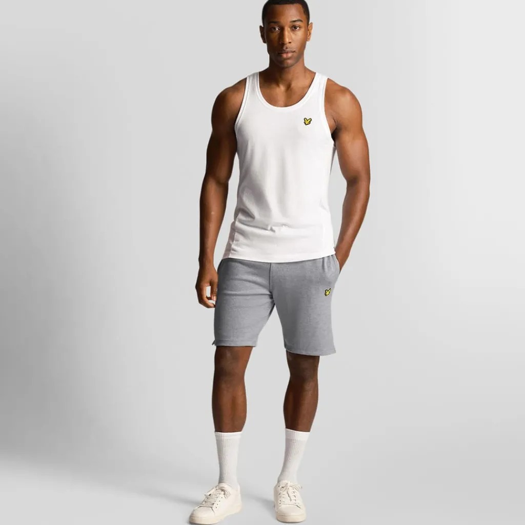 Shorts*Lyle And Scott Fly Fleece Shorts in Grey