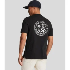 T-Shirts And Vests*Lyle And Scott Football For All Graphic T-Shirt in Black