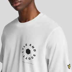 T-Shirts And Vests*Lyle And Scott Football Wheel Graphic T-Shirt in White