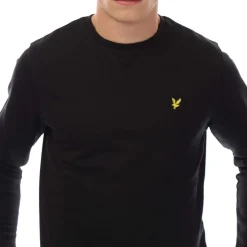 Sweatshirts*Lyle And Scott Football World Graphic Crewneck Sweatshirt in Black