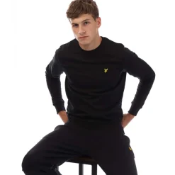 Sweatshirts*Lyle And Scott Football World Graphic Crewneck Sweatshirt in Black