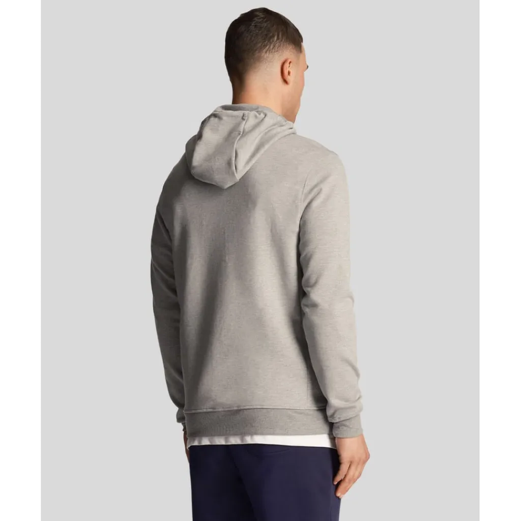 Sweatshirts*Lyle And Scott Full Zip Fly Fleece Hoodie in Grey
