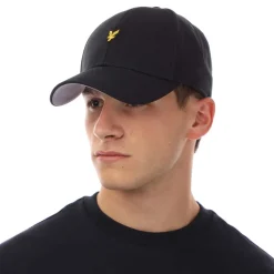 Caps-Hats*Lyle And Scott Heavy Twill Baseball Cap in Navy