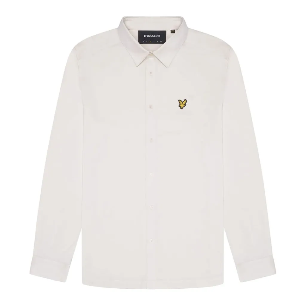 Shirts*Lyle And Scott Interlock Shirt in White