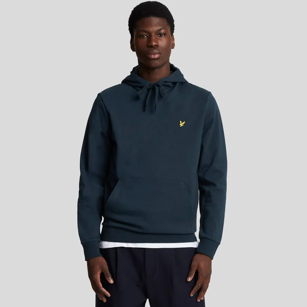 Hoodies*Lyle And Scott Interlock Hoodie in Navy