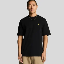 T-Shirts And Vests*Lyle And Scott Interlock T-Shirt in Black
