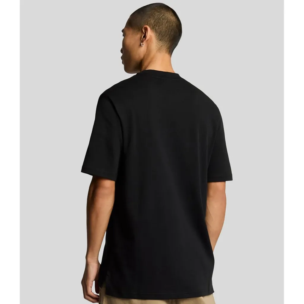 T-Shirts And Vests*Lyle And Scott Interlock T-Shirt in Black